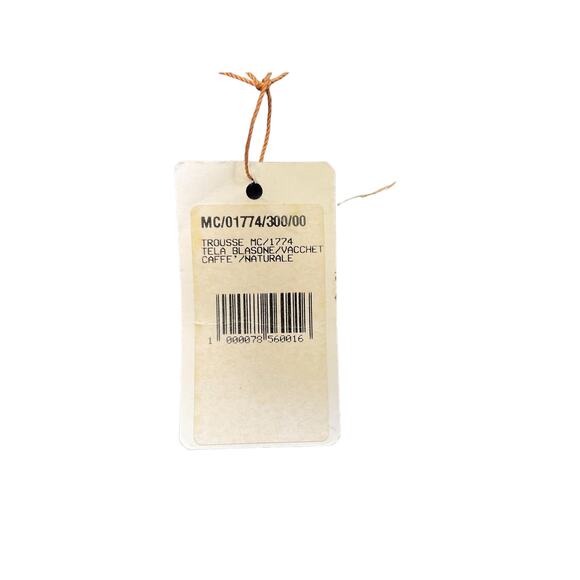 Celine Macadam Monogram Logo Pattern Small Vintage Clutch Bag Brown Leather - Picture 5 of 9